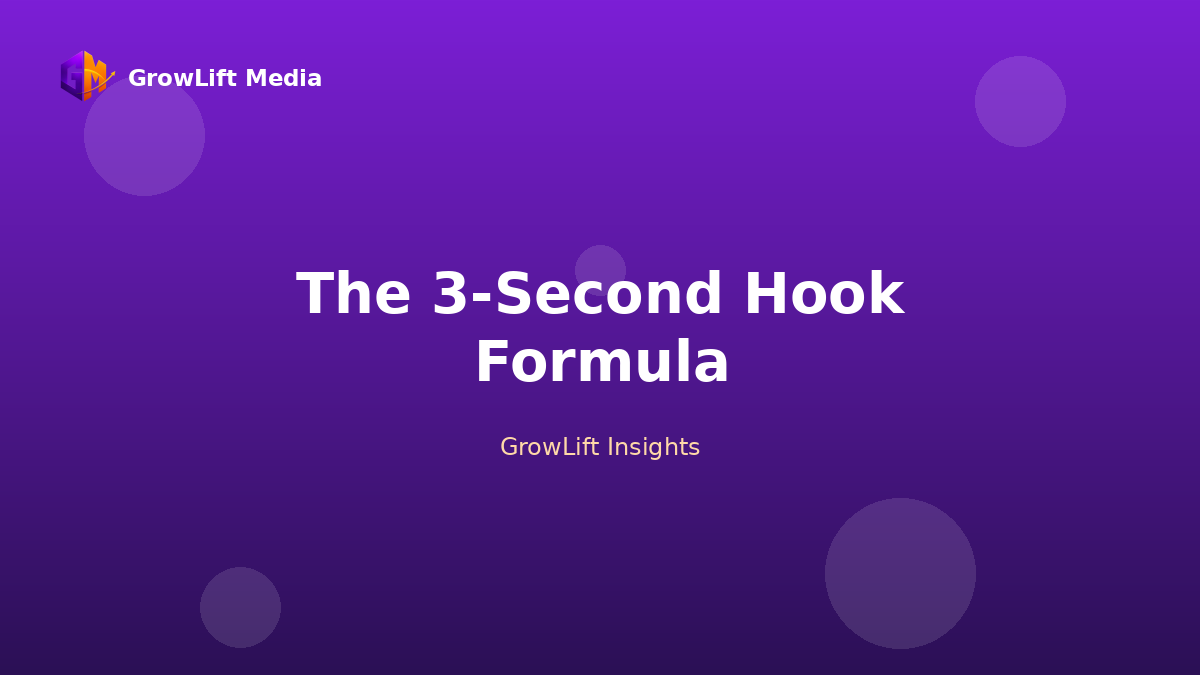 The 3-Second Hook Formula That Took Our Clients Past 500M Views